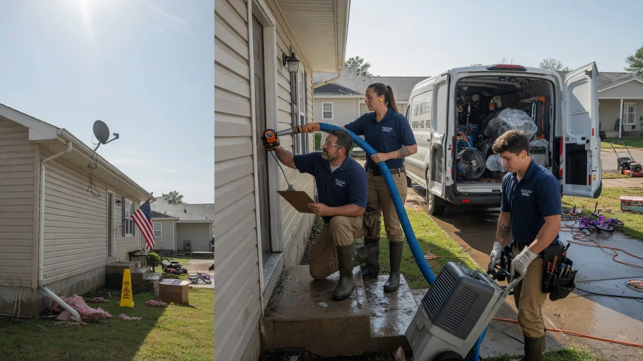 Ceiling Water Damage Restoration in Kingston, PA near me